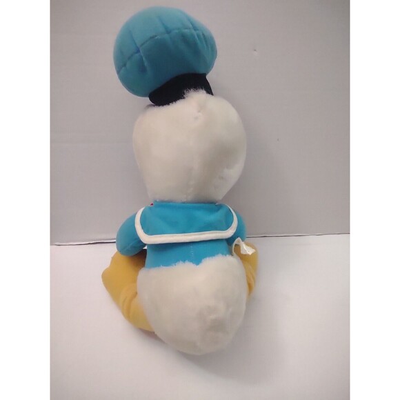 Vintage Disney Donald Duck Plush Stuffed Animal 1986 Hasbro Softies 13" Long - Picture 3 of 11